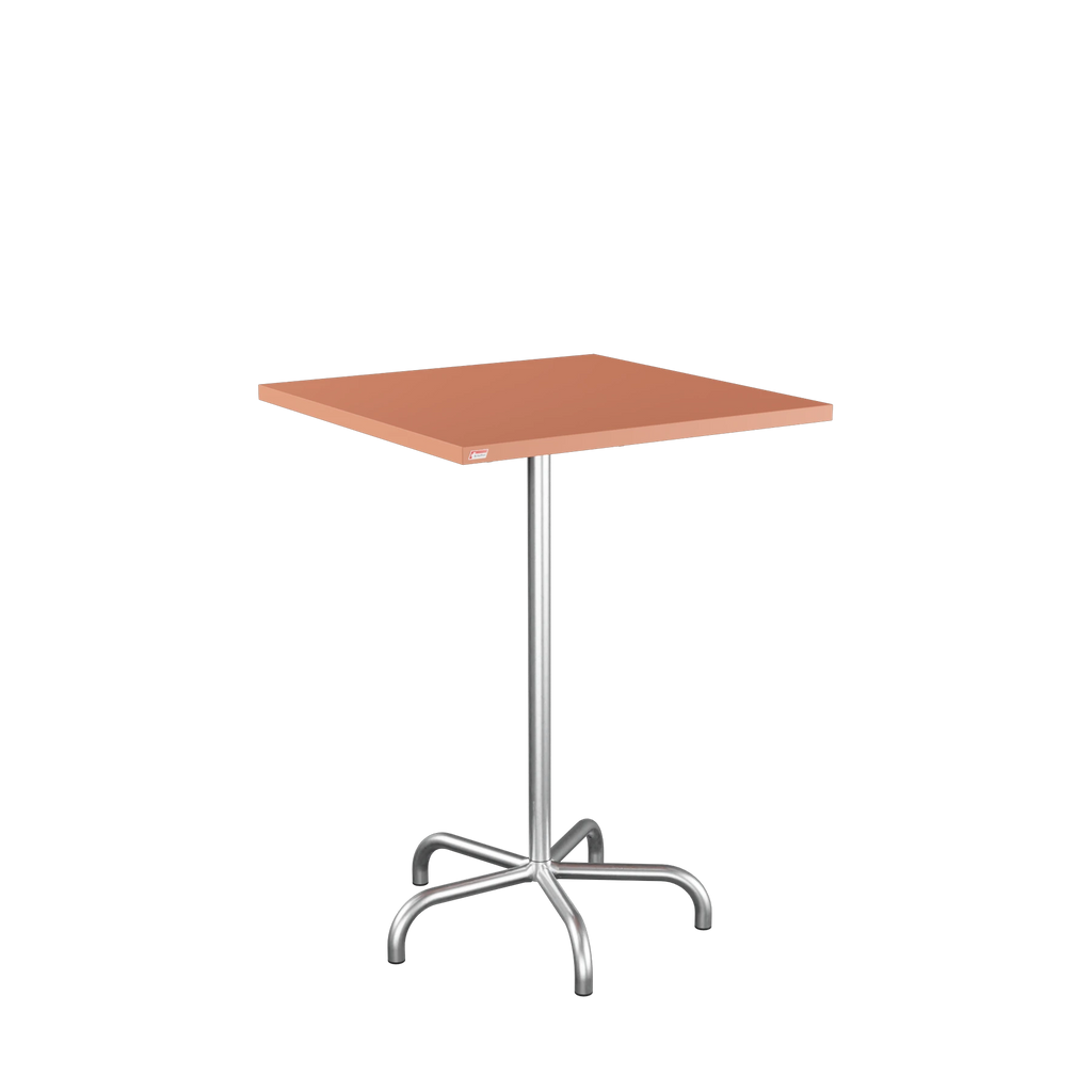 Schaffner Säntis Stehtisch 80x80 feuerverzinkt Terracotta