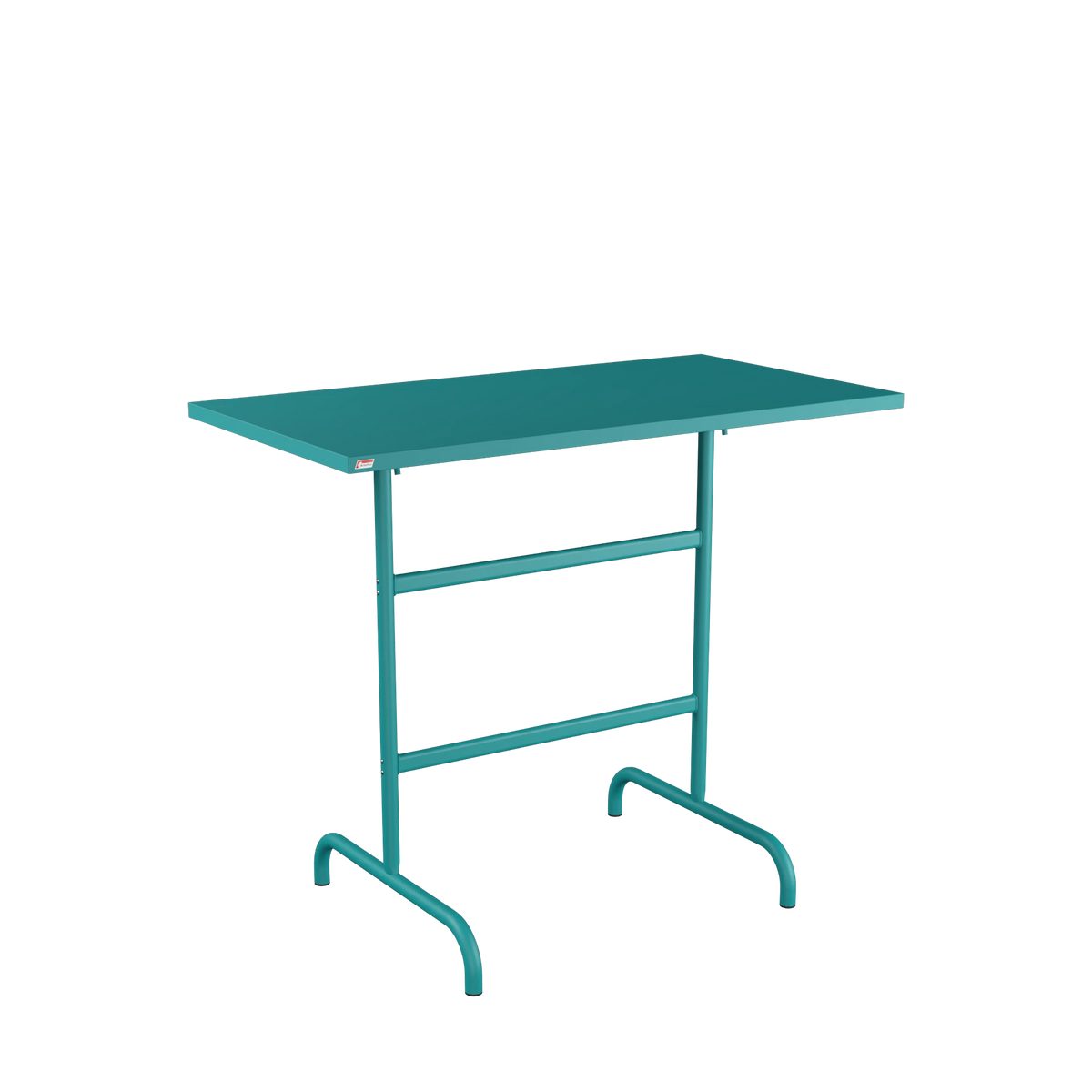 Schaffner Säntis Stehtisch rechteckig 130x70 beschichtet Kaliblau
