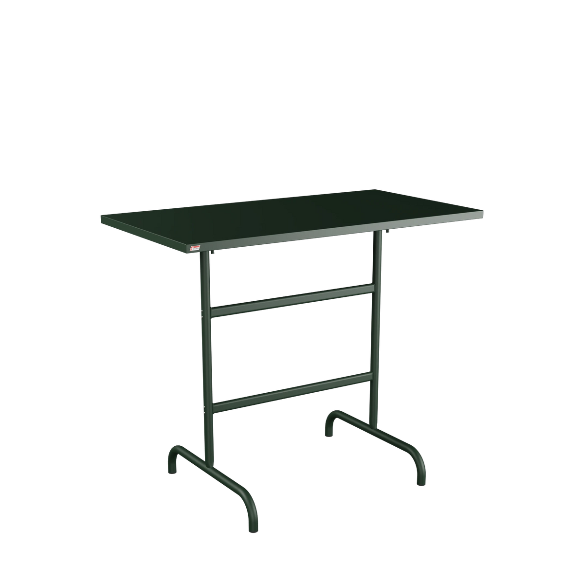 Schaffner Säntis Stehtisch rechteckig 130x70 beschichtet Tannengrün