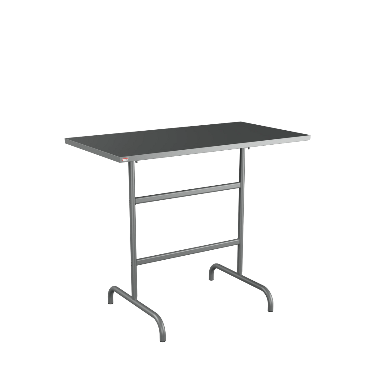 Schaffner Säntis Stehtisch rechteckig 130x70 beschichtet Graphit
