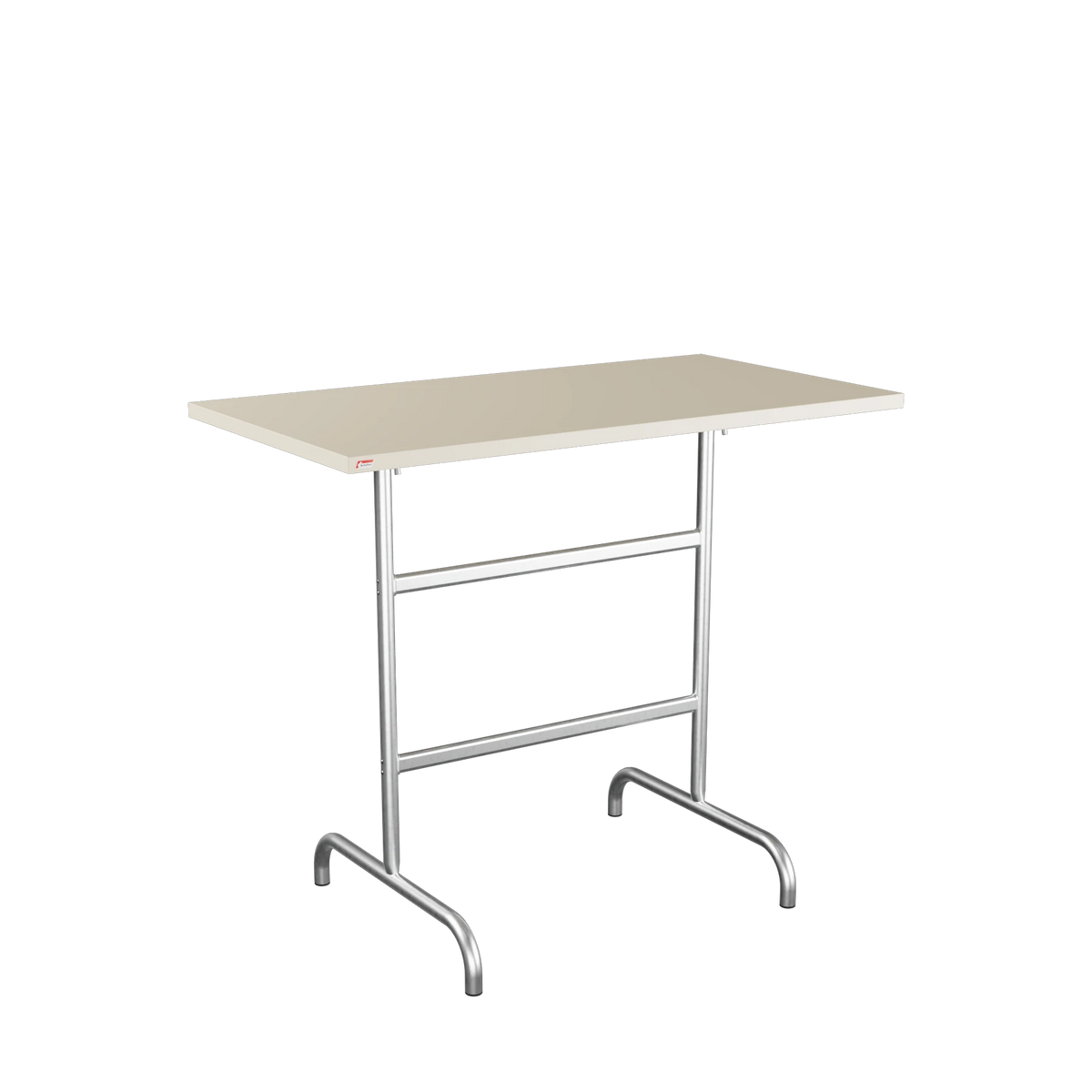 Schaffner Säntis Stehtisch rechteckig 130x70 feuerverzinkt Pastellsand